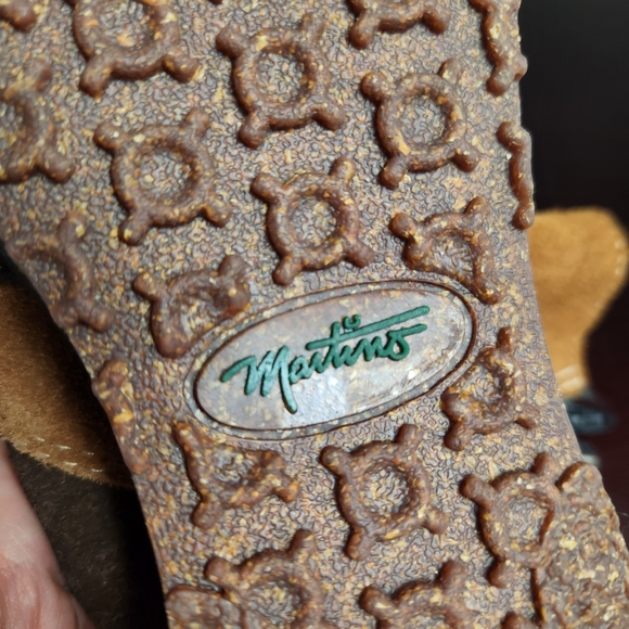 MARTINO brown suede patchwork ankle boots - Picture 10 of 11